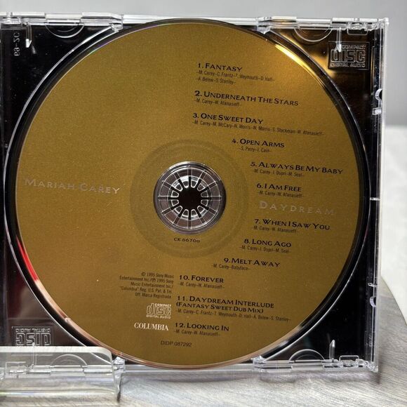 Daydream by Mariah Carey (CD, Oct-1995, Columbia (USA)) - Picture 4 of 4